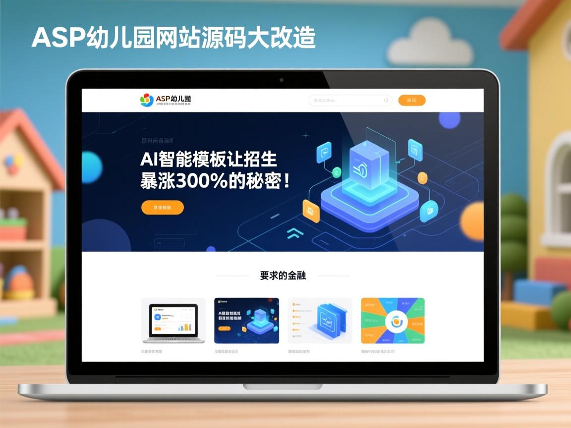 ASP幼儿园网站源码大改造，AI智能模板让招生暴涨300%的秘密！