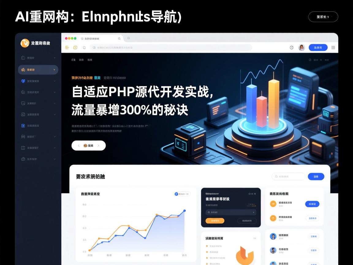 AI重构网址导航!自适应PHP源码开发实战,流量暴增300%的秘诀