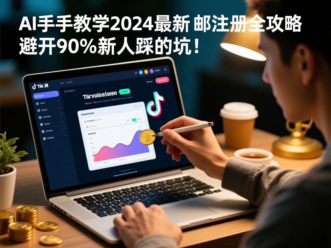 AI手把手教学，2024最新TikTok邮箱注册全攻略，避开90%新人踩的坑！