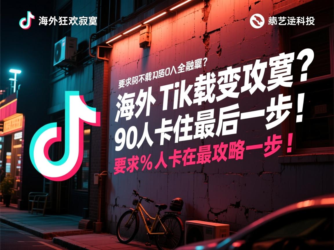 墙外狂欢变寂寞？海外TikTok下载全攻略，90%人卡在最后一步！