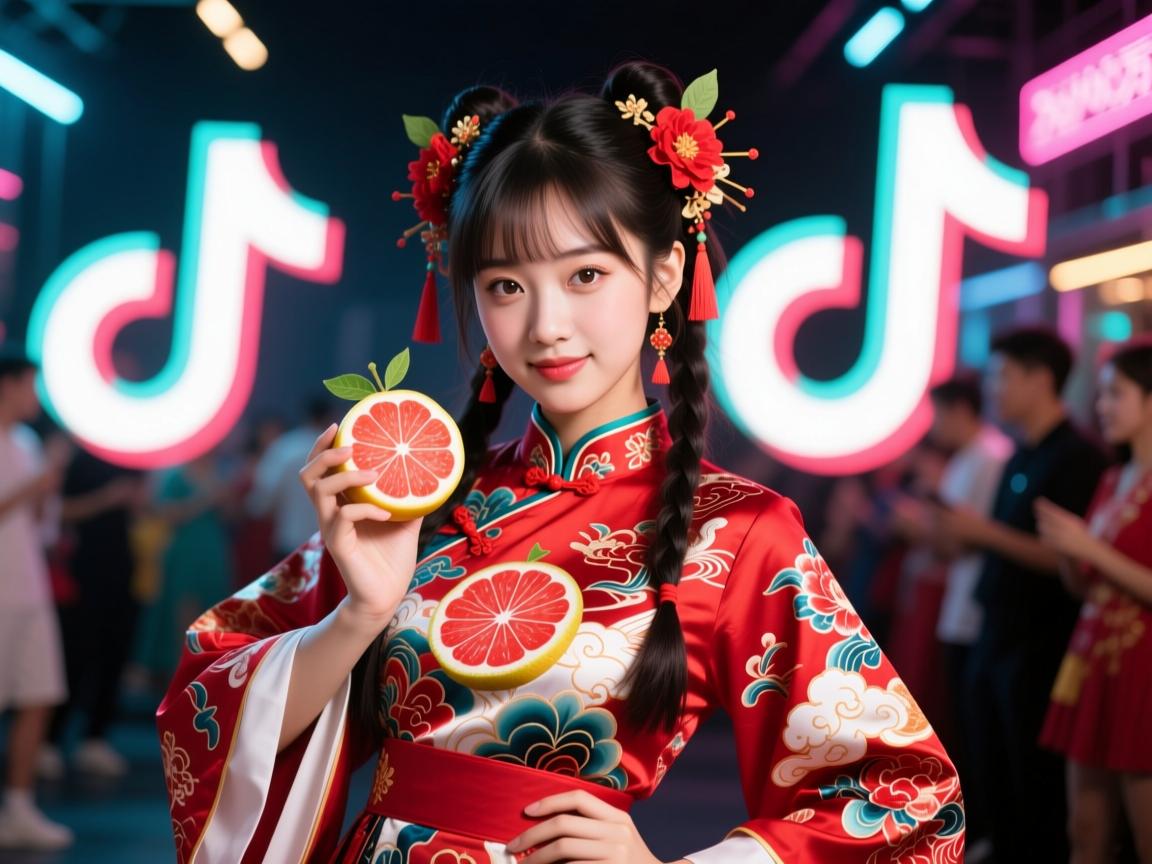 国际版TikTok果儿爆红！00后女孩如何靠中国风变装狂吸2000万老外粉？