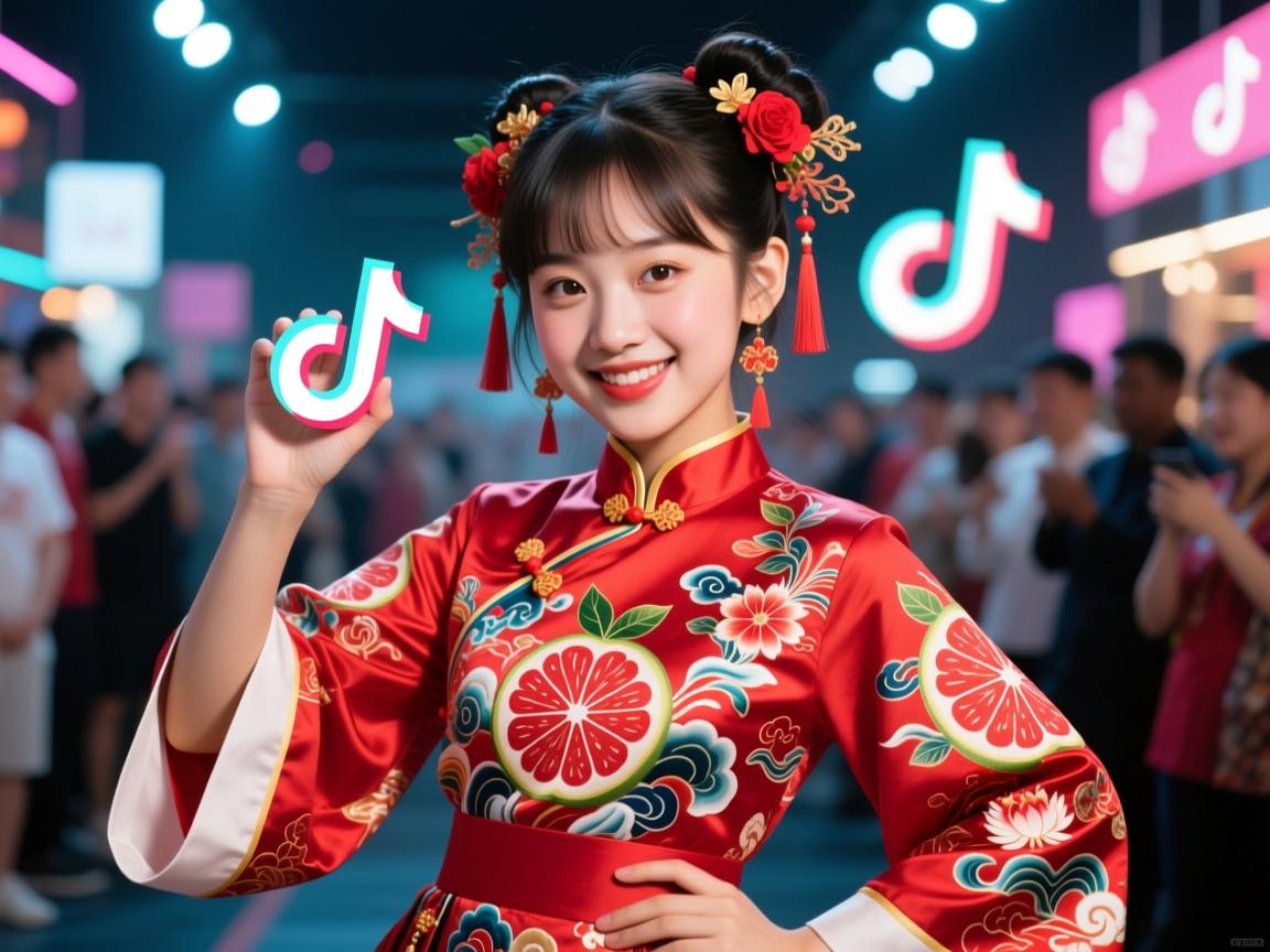 国际版TikTok果儿爆红!00后女孩如何靠中国风变装狂吸2000万老外粉?