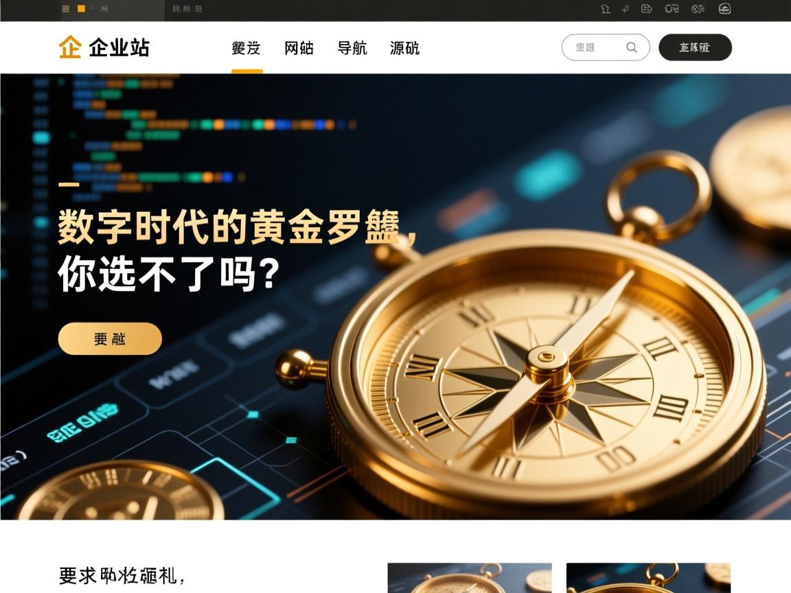 企业网站导航源码,数字时代的黄金罗盘,你选对了吗?