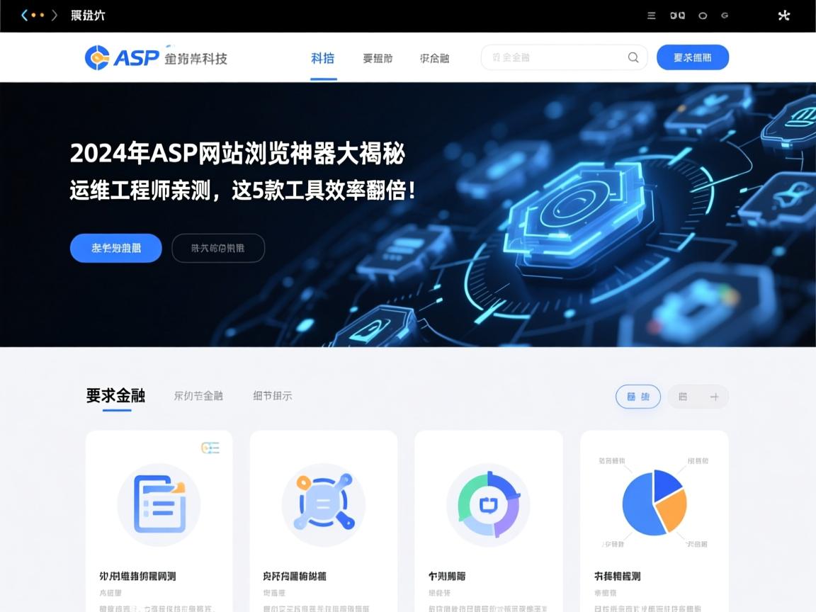 2024年ASP网站浏览神器大揭秘,运维工程师亲测,这5款工具效率翻倍!