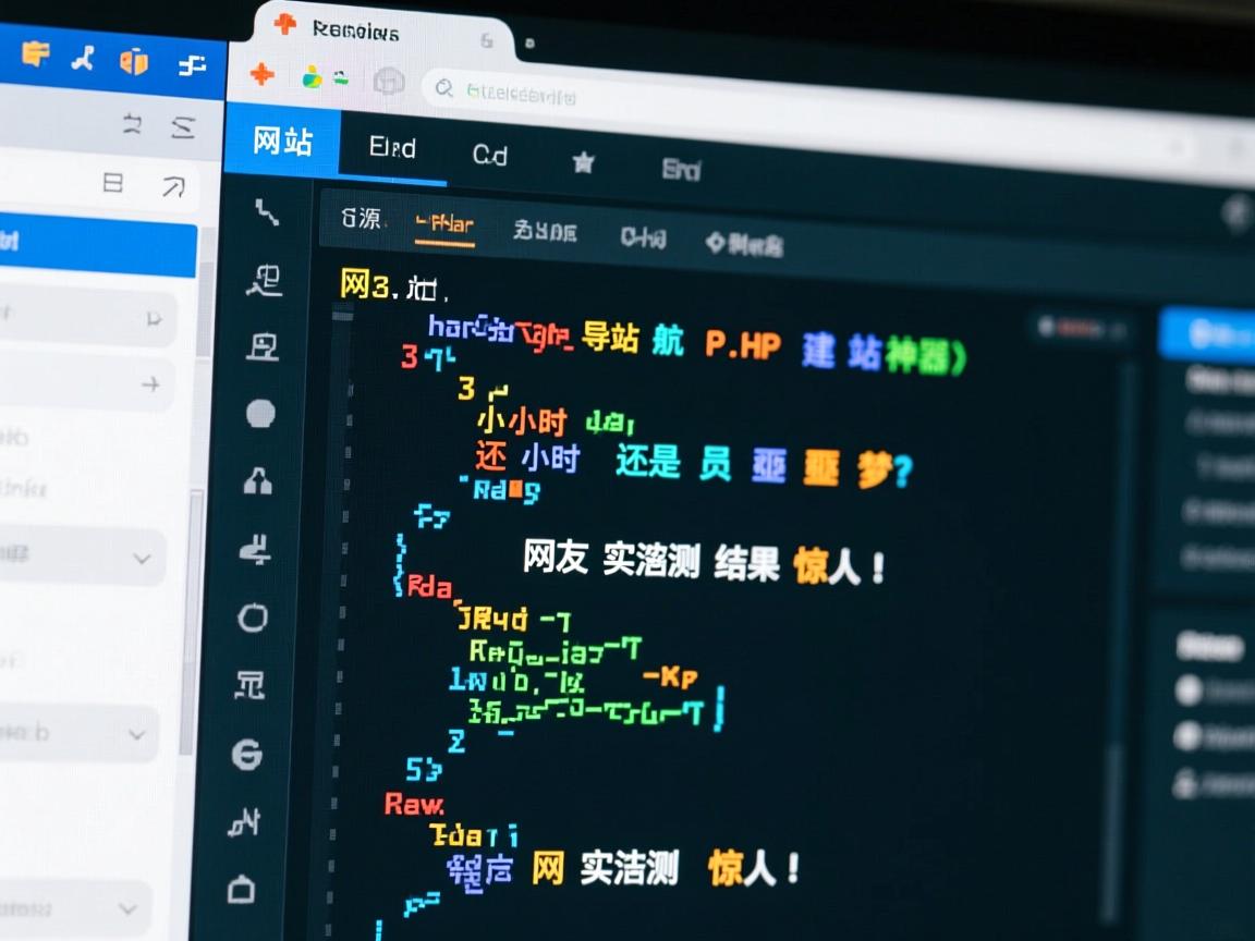 网站导航PHP源码,3小时建站神器还是程序员噩梦?网友实测结果惊人!