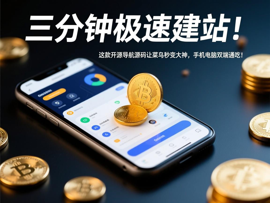 三分钟极速建站！这款开源导航源码让菜鸟秒变大神，手机电脑双端通吃！