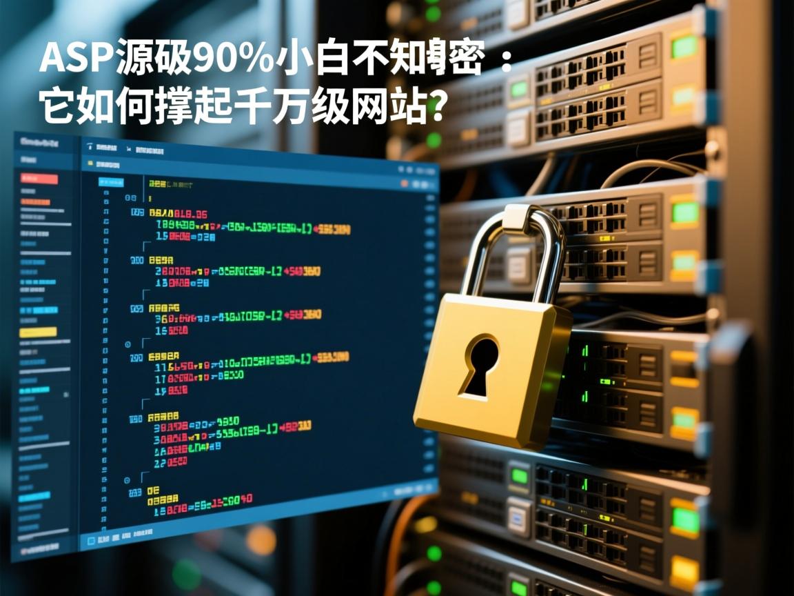 ASP源码解密,90%小白不知道的服务器密码,它如何撑起千万级网站?