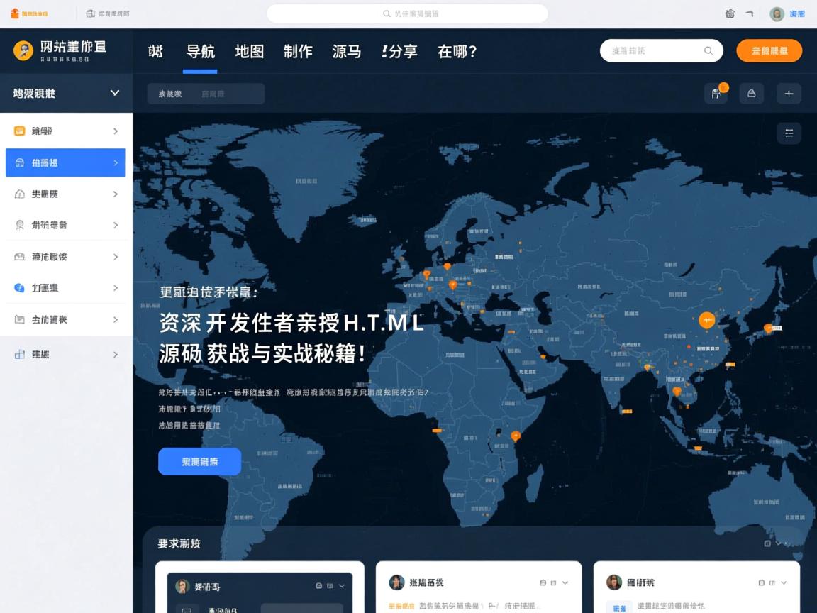 网站导航地图制作源码分享在哪?资深开发者亲授HTML源码获取与实战秘籍!