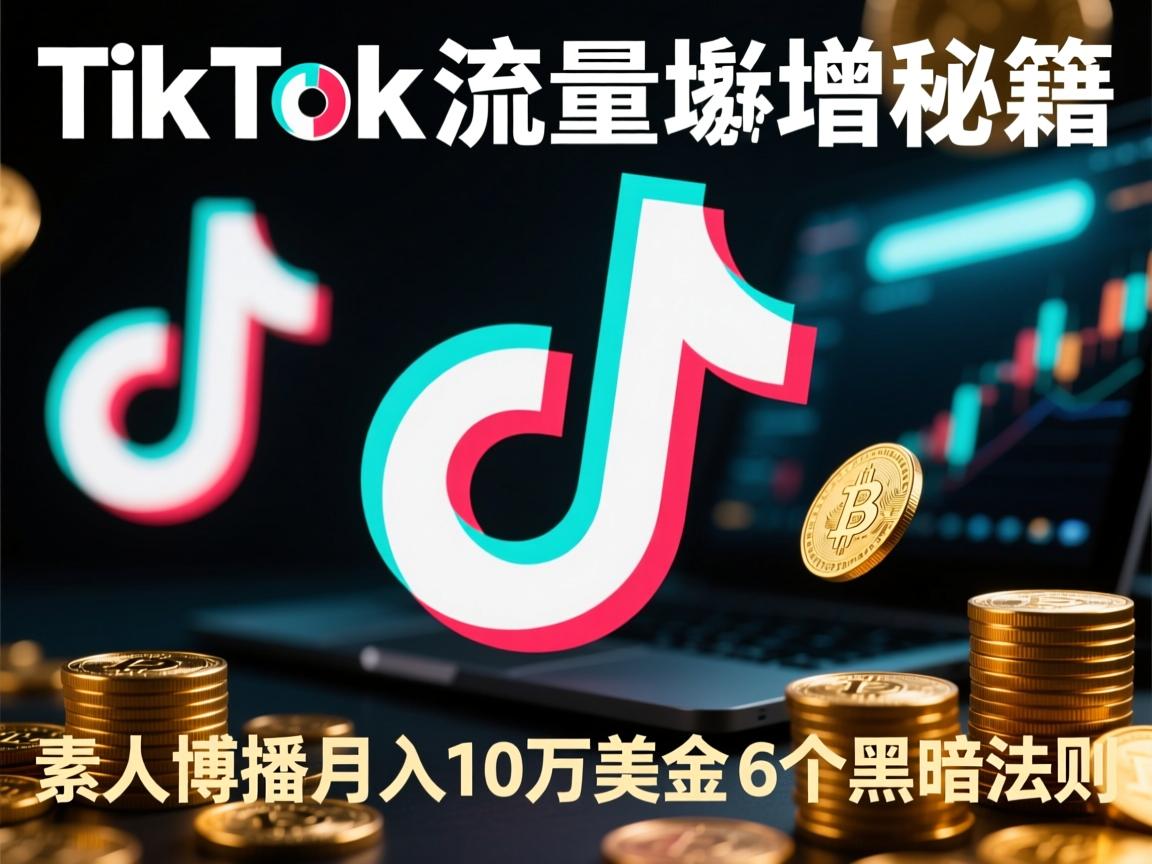 TikTok流量暴增秘籍,素人博主月入10万美金的6个黑暗法则