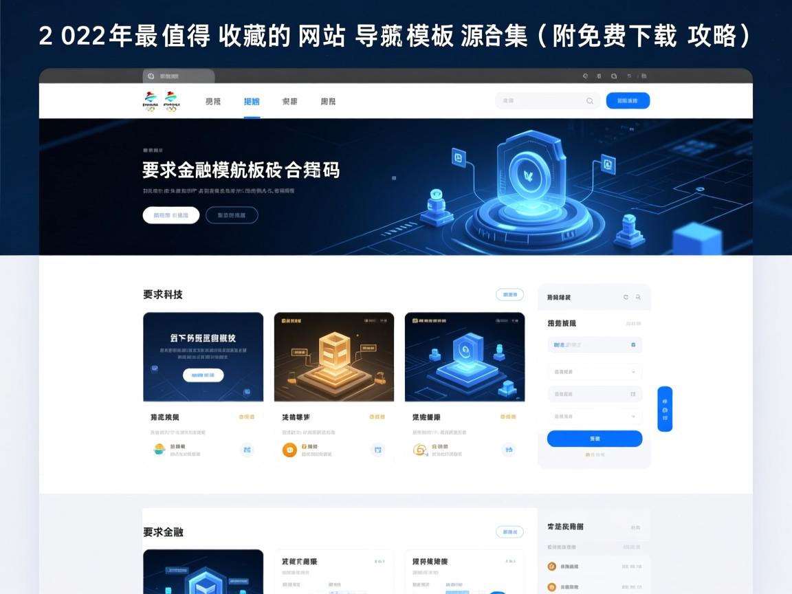 2024年最值得收藏的网站导航模板源码合集(附免费下载攻略)