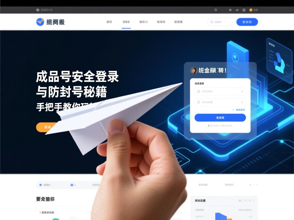纸飞机网页版终极指南，成品号安全登录与防封号秘籍，手把手教你玩转！