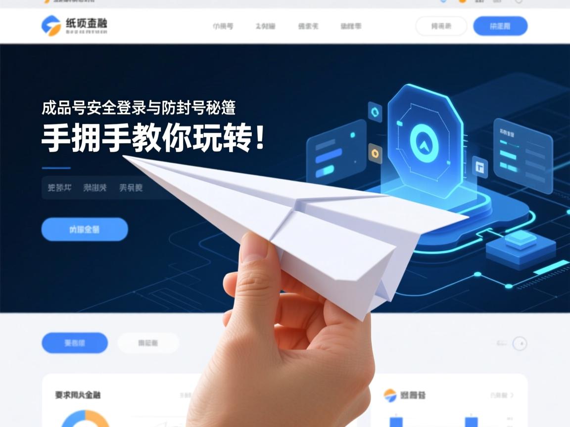 纸飞机网页版终极指南,成品号安全登录与防封号秘籍,手把手教你玩转!