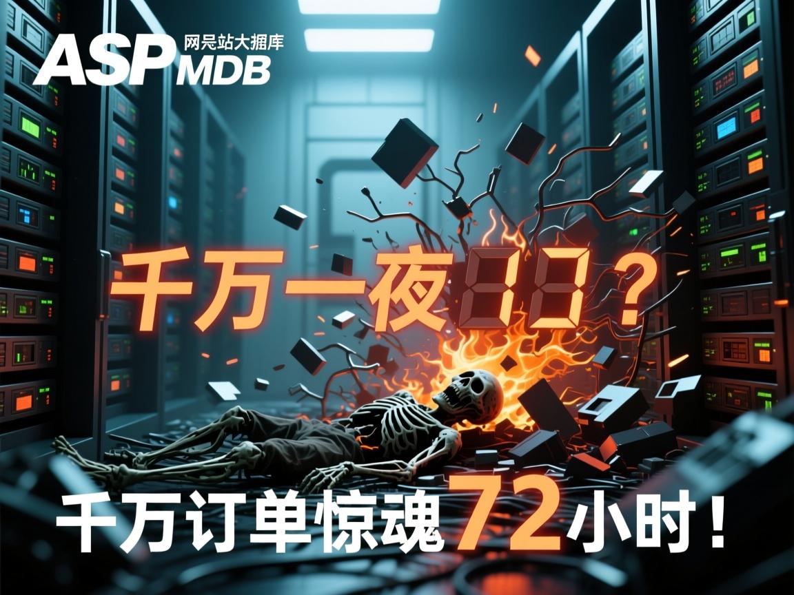 ASP网站MDB数据库死亡倒计时?千万订单一夜崩溃的惊魂72小时!