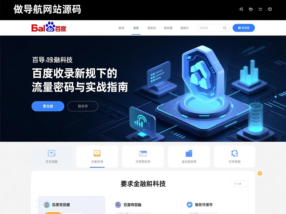 做导航网站的源码，百度收录新规下的流量密码与实战指南