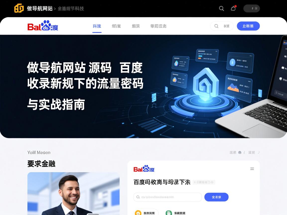 做导航网站的源码,百度收录新规下的流量密码与实战指南