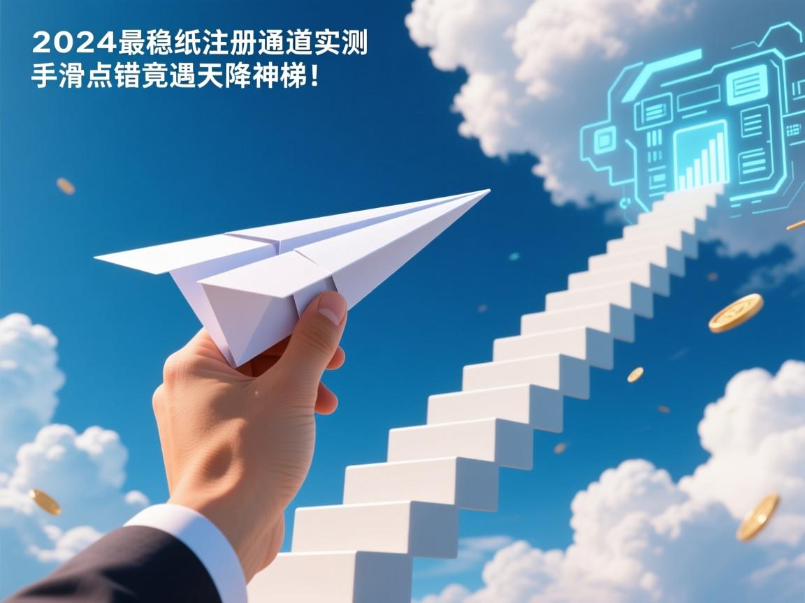 2024最稳纸飞机注册通道实测，手滑点错竟遇天降神梯！