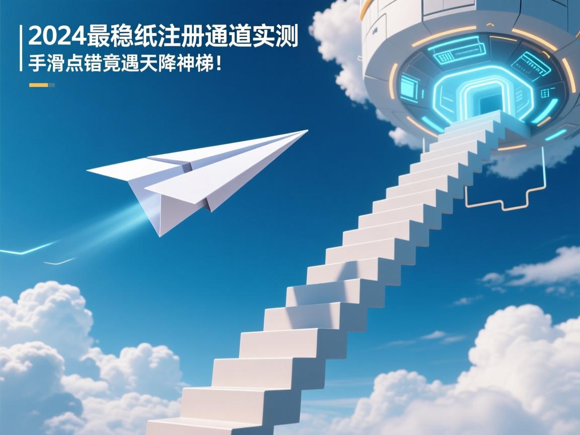 2024最稳纸飞机注册通道实测,手滑点错竟遇天降神梯!