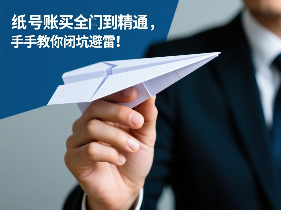 纸飞机账号购买全攻略,从入门到精通,手把手教你闭坑避雷!