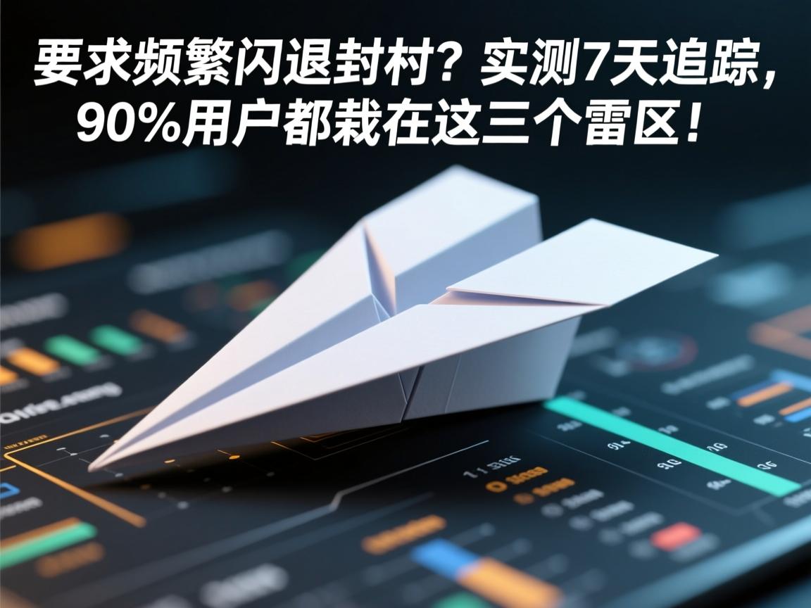 纸飞机频繁闪退封号?实测7天追踪,90%用户都栽在这三个雷区!