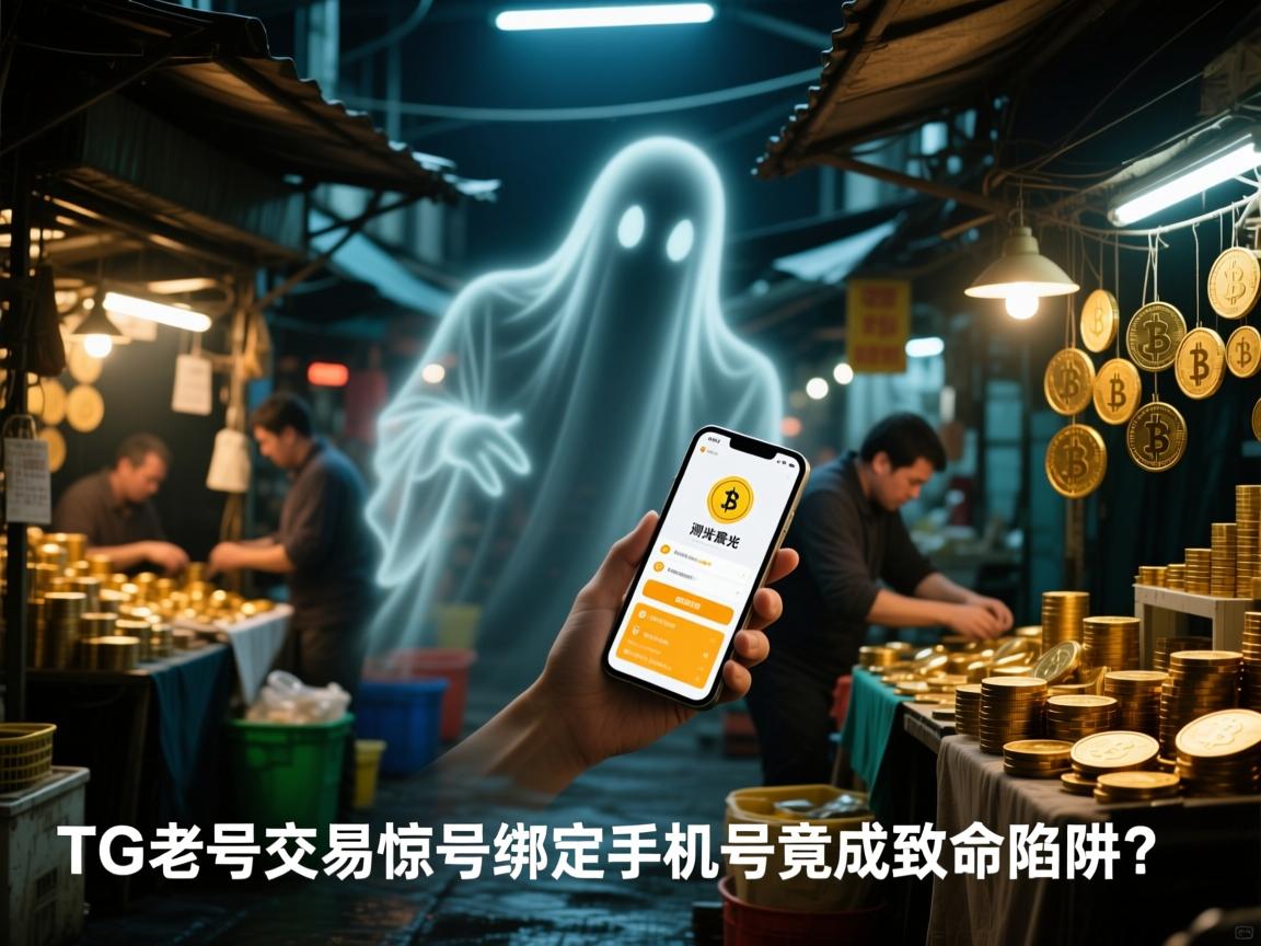 实测曝光,TG老号交易市场惊现幽灵号,绑定手机号竟成致命陷阱?