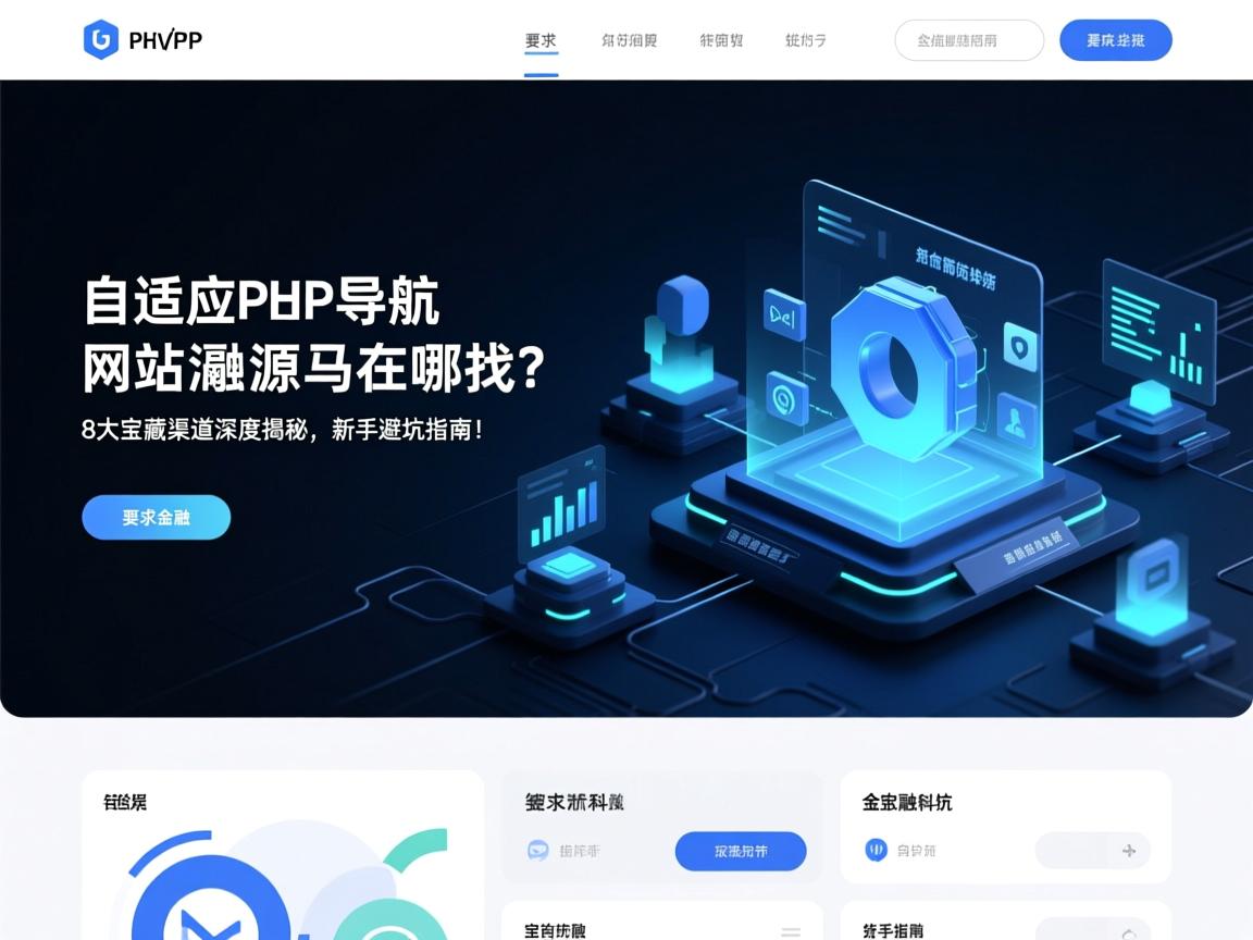 自适应PHP导航网站源码在哪找?8大宝藏渠道深度揭秘,新手避坑指南!