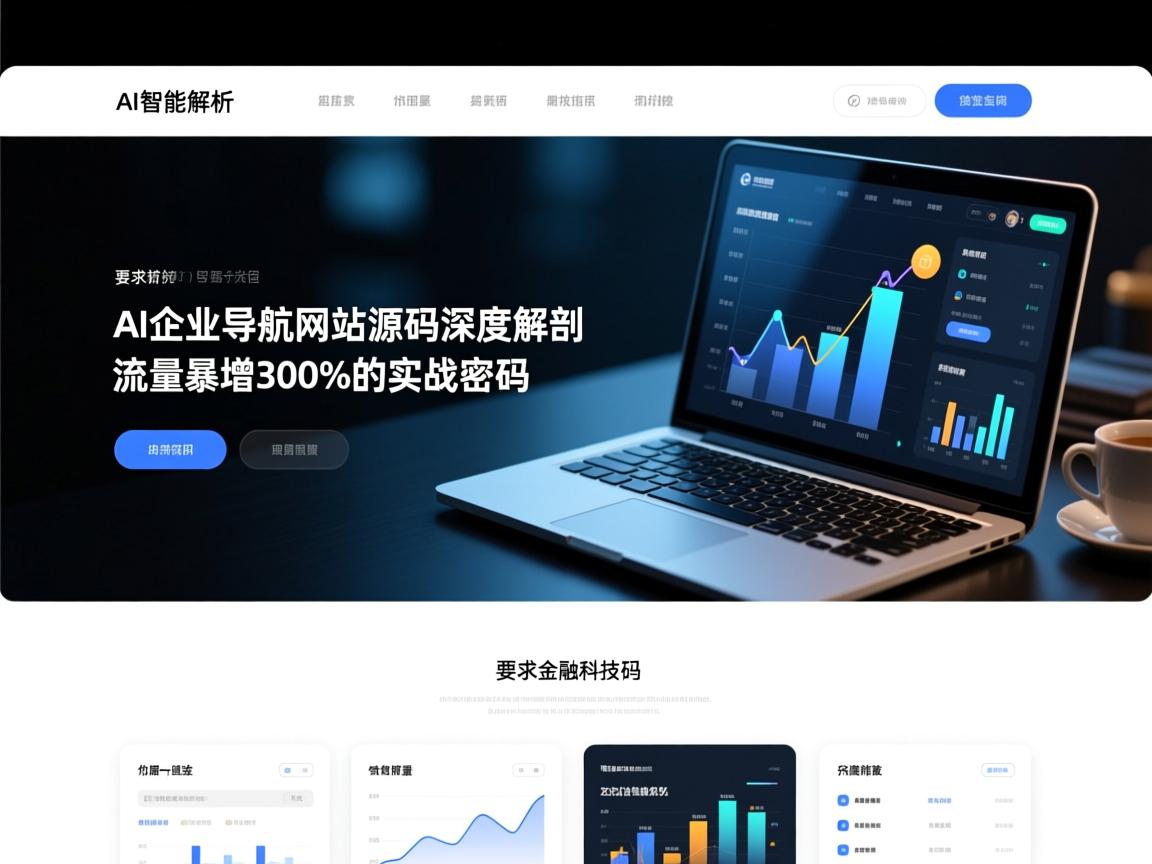AI智能解析!企业导航网站源码深度解剖,流量暴增300%的实战密码