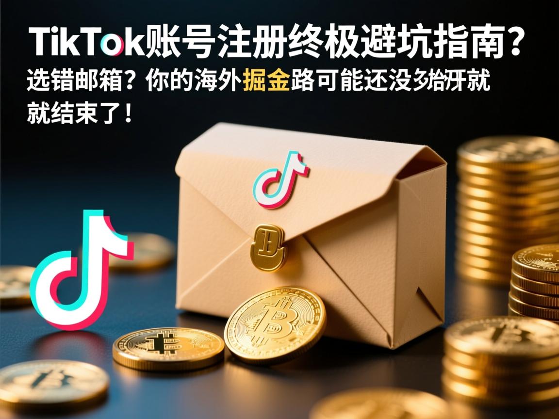 TikTok账号注册终极避坑指南,选错邮箱?你的海外掘金路可能还没开始就结束了!