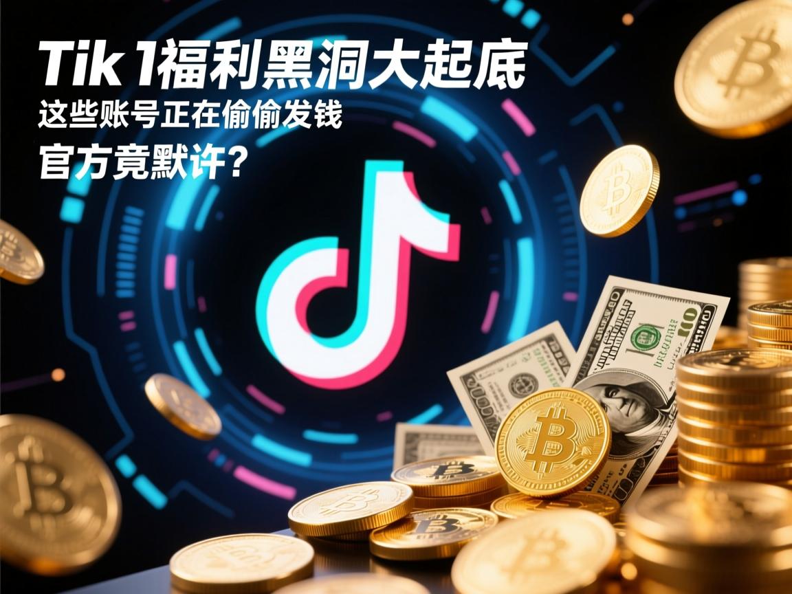 TikTok福利黑洞大起底,这些账号正在偷偷发钱,官方竟默许?