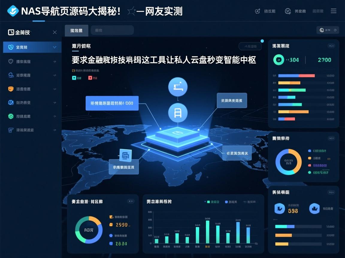 NAS导航页源码大揭秘!网友实测,这工具让私人云盘秒变智能中枢