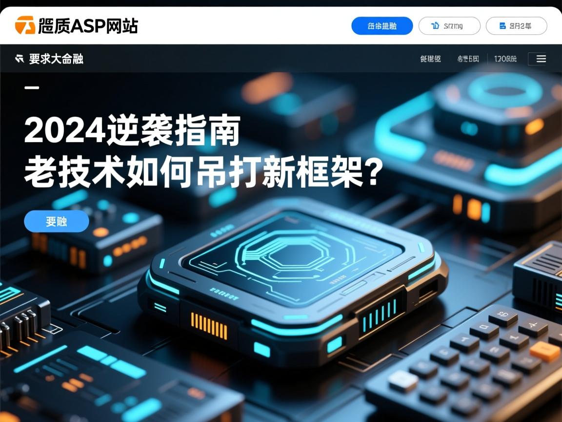 超质ASP网站,2024逆袭指南,老技术如何吊打新框架?
