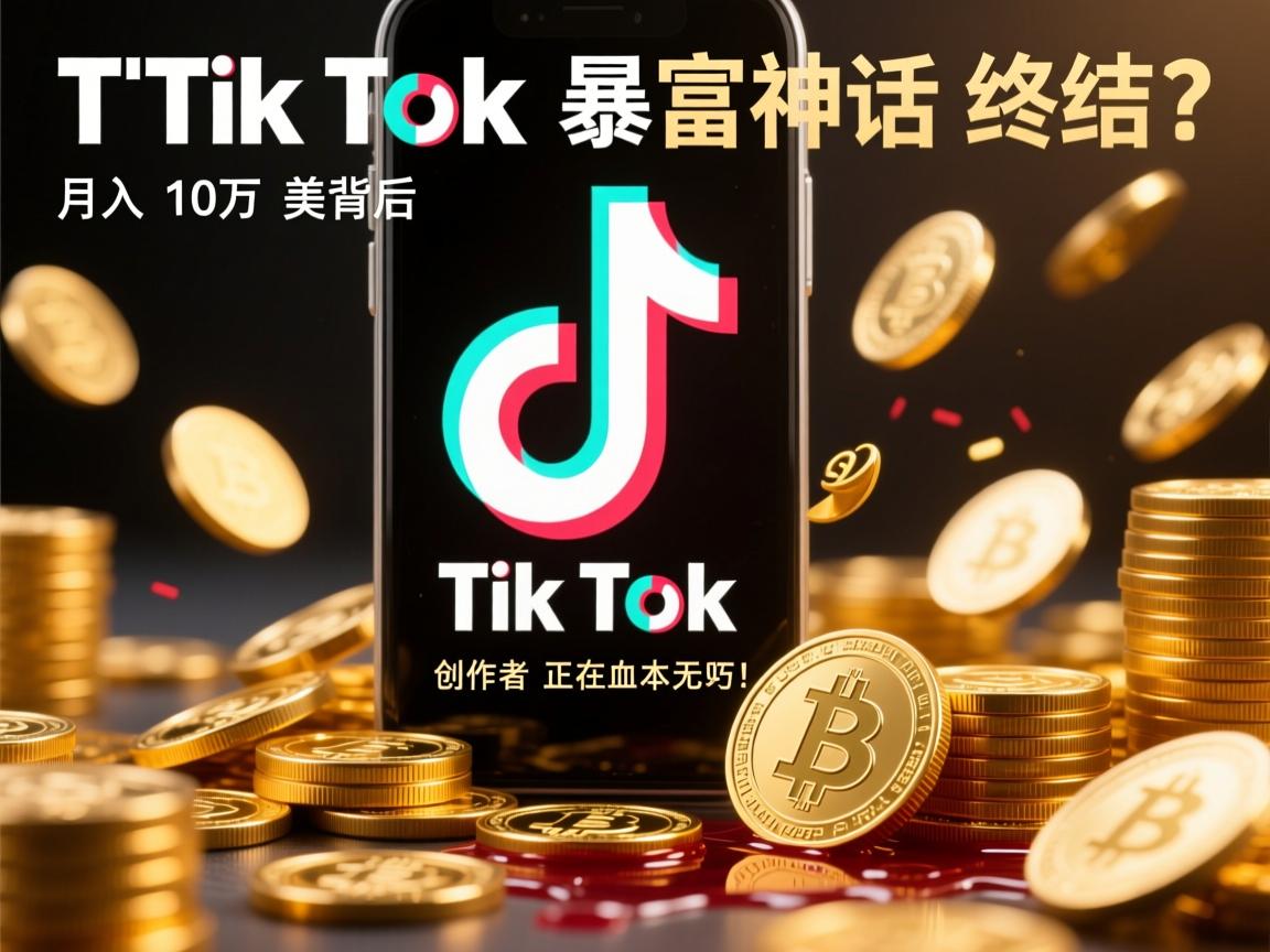 TikTok暴富神话终结?月入10万美金背后,90%创作者正在血本无归!