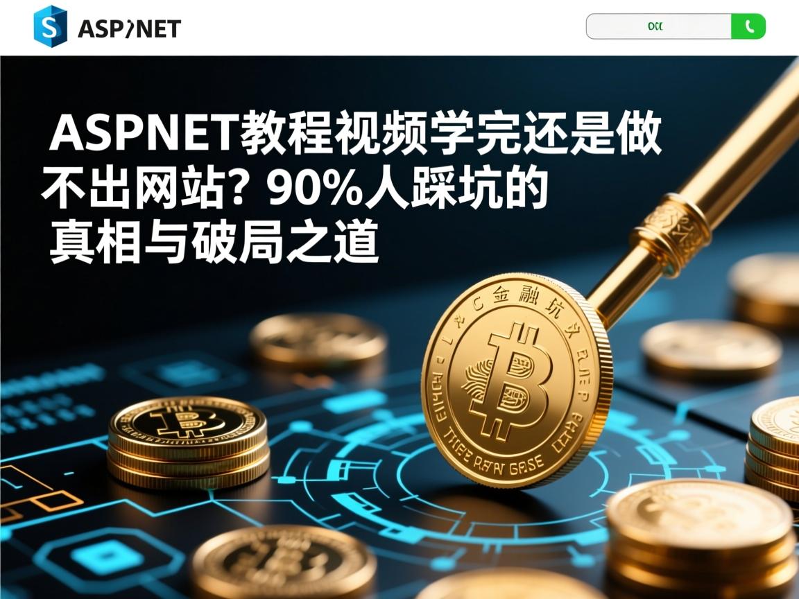 ASP.NET教程视频学完还是做不出网站?90%人踩坑的真相与破局之道