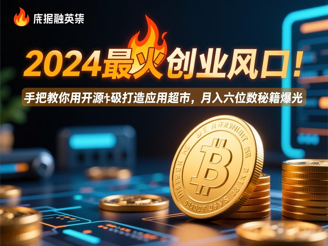 🔥2024最火创业风口！手把手教你用开源代码打造应用超市，月入六位数秘籍曝光