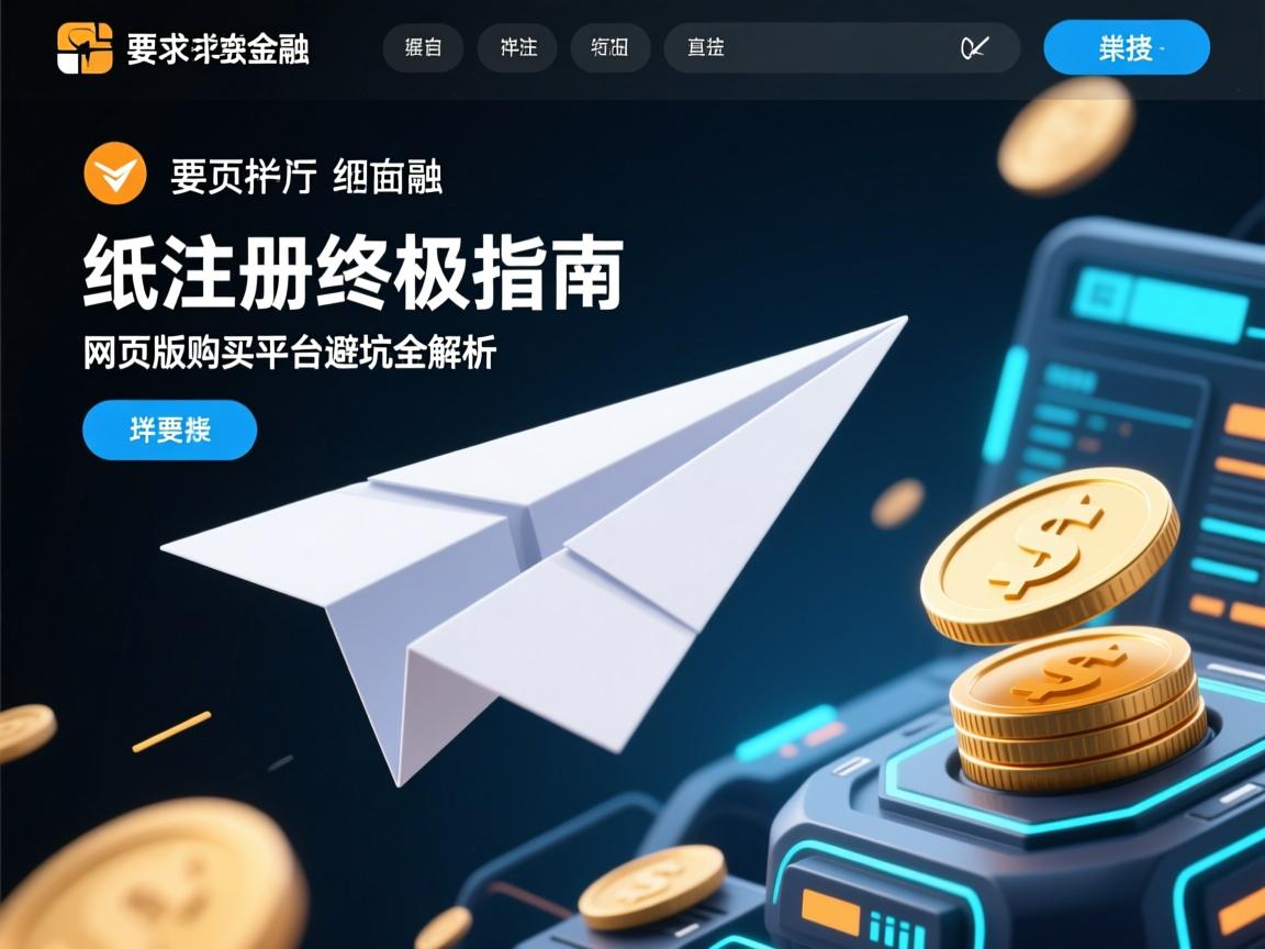 纸飞机注册终极指南，网页版购买平台避坑全解析