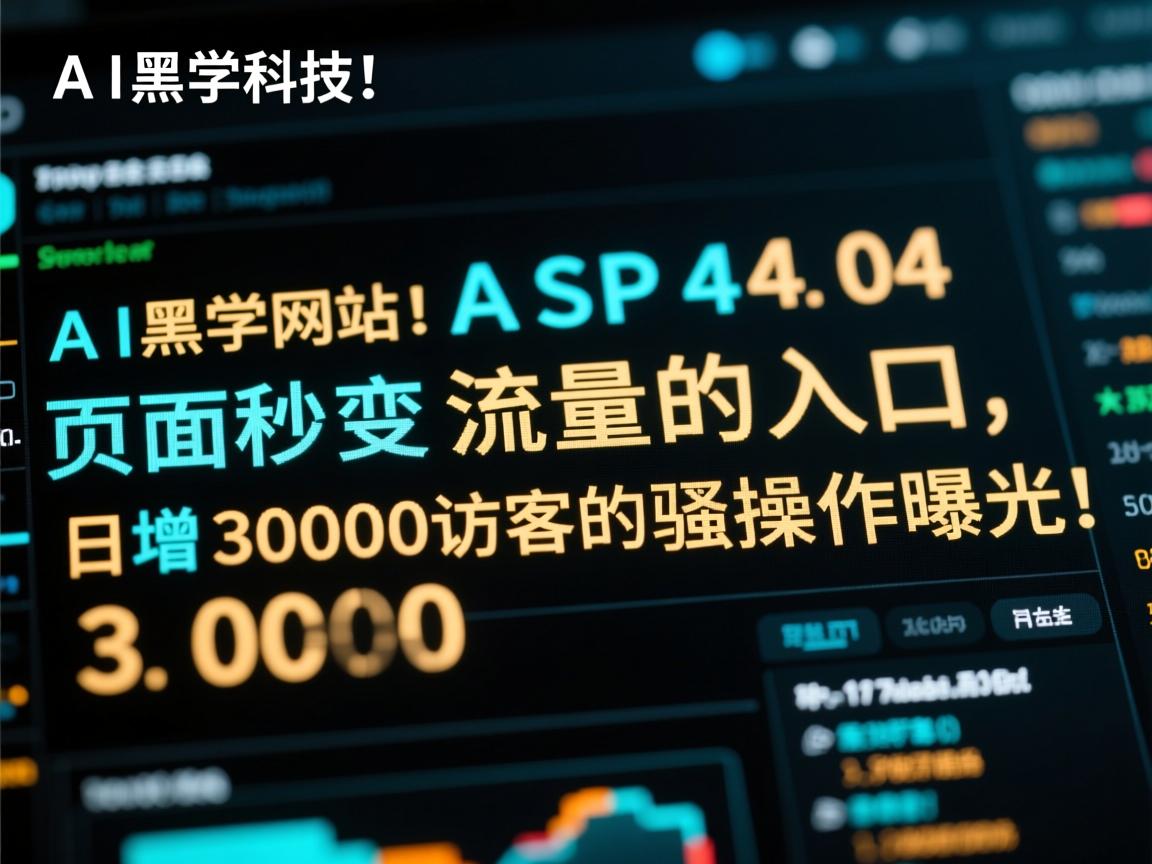 AI黑科技！ASP网站404页面秒变流量入口，日增3000访客的骚操作曝光！
