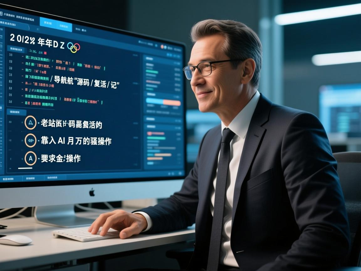 2024年DZ导航源码复活记,老站长靠AI月入5万的骚操作