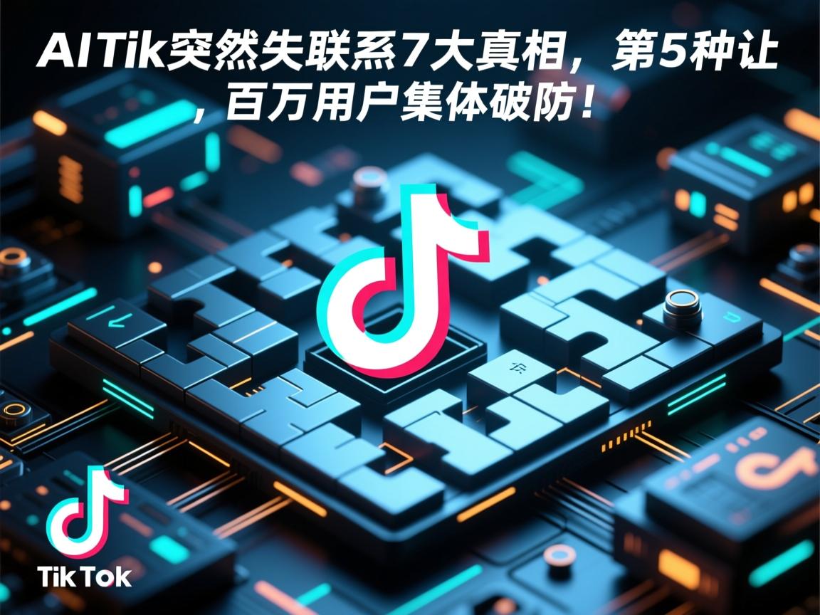 AI解谜,TikTok突然失联的7大真相,第5种让百万用户集体破防!