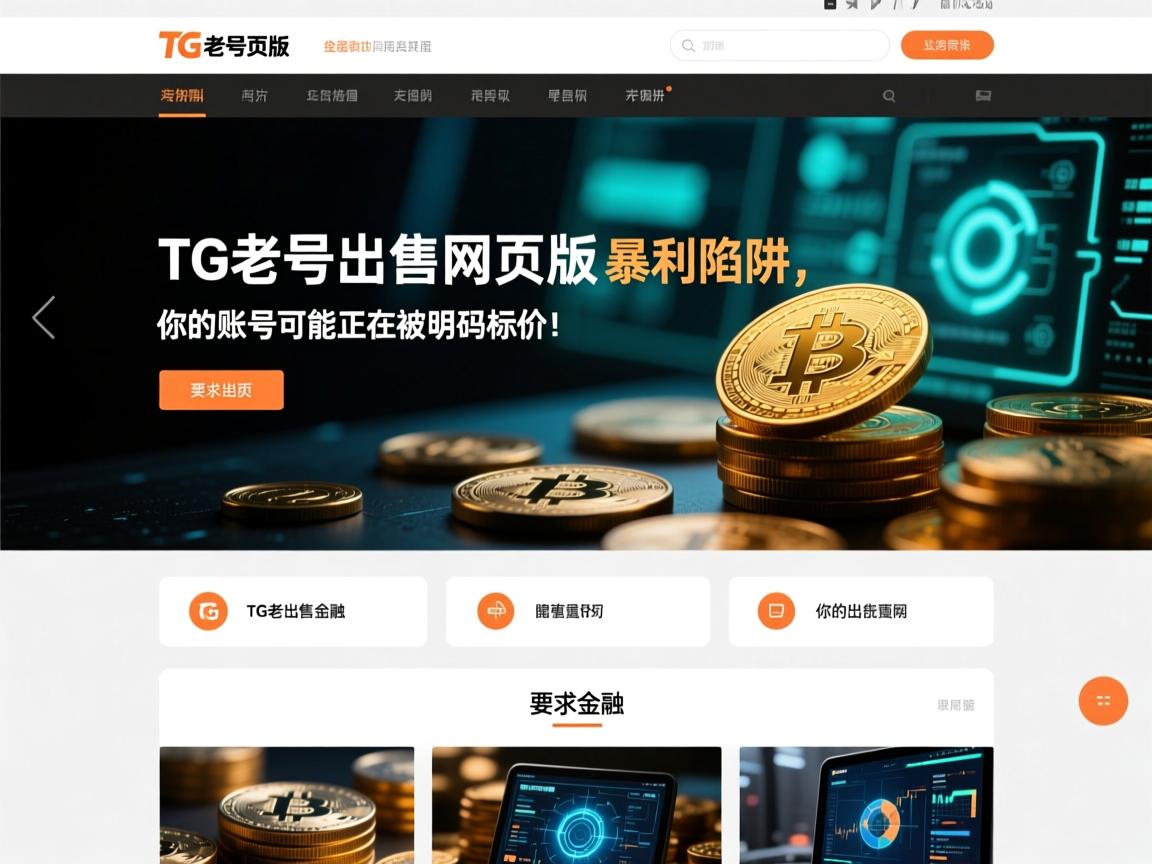 TG老号出售网页版,隐秘市场的暴利与陷阱,你的账号可能正在被明码标价!