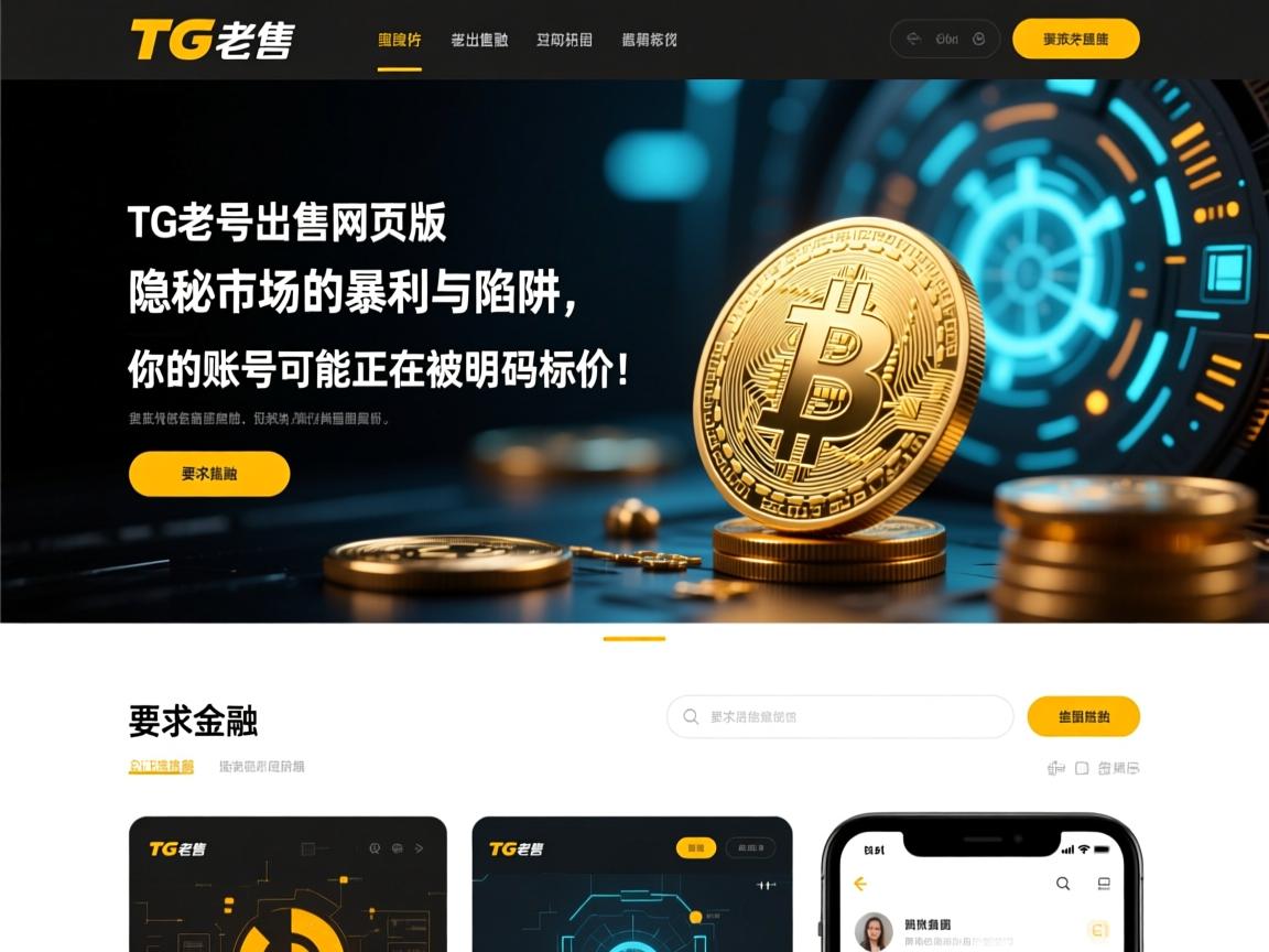TG老号出售网页版,隐秘市场的暴利与陷阱,你的账号可能正在被明码标价!