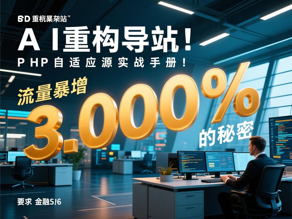 AI重构导航站!PHP自适应源码实战手册,流量暴增300%的秘密