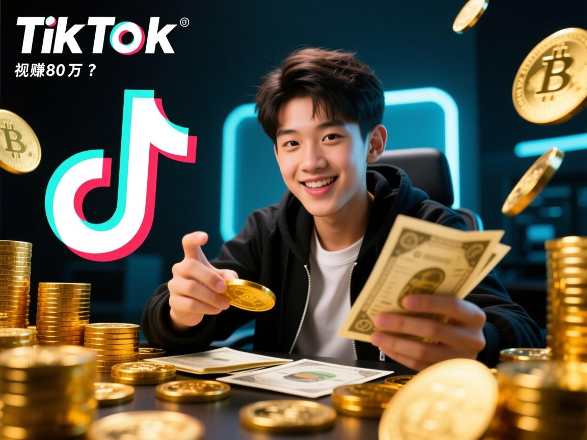 TikTok吸金风暴,00后靠一条15秒视频狂赚80万?揭秘流量密码背后的残酷真相