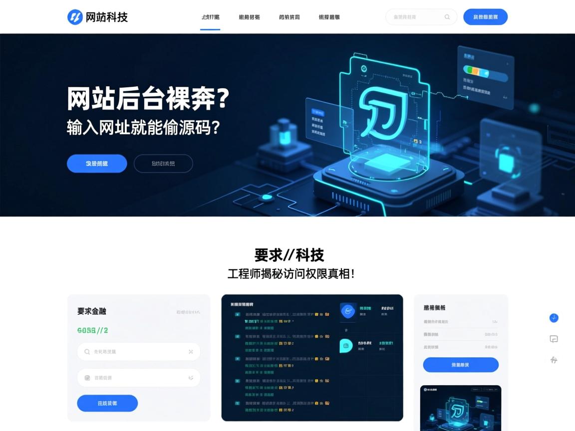 网站后台裸奔?输入网址就能偷源码?工程师揭秘访问权限真相!