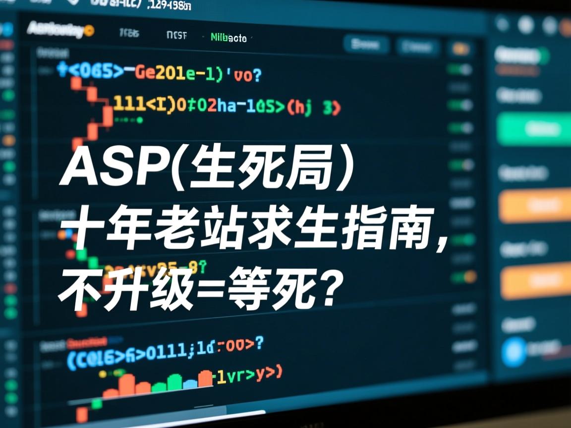 ASP代码生死局，十年老站求生指南，不升级=等死？