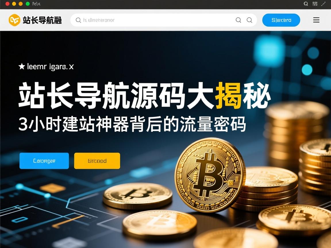 站长导航源码大揭秘,3小时建站神器背后的流量密码