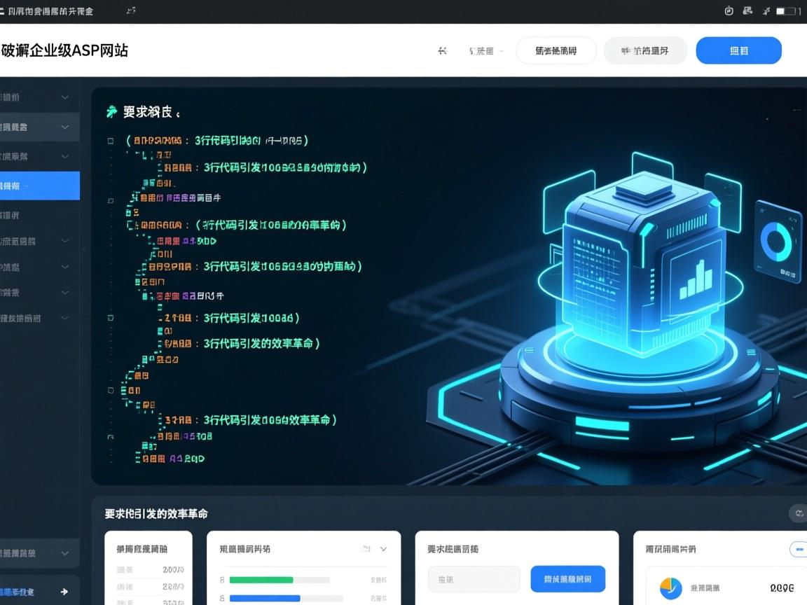 破译企业级ASP网站极简源码,3行代码引发的效率革命