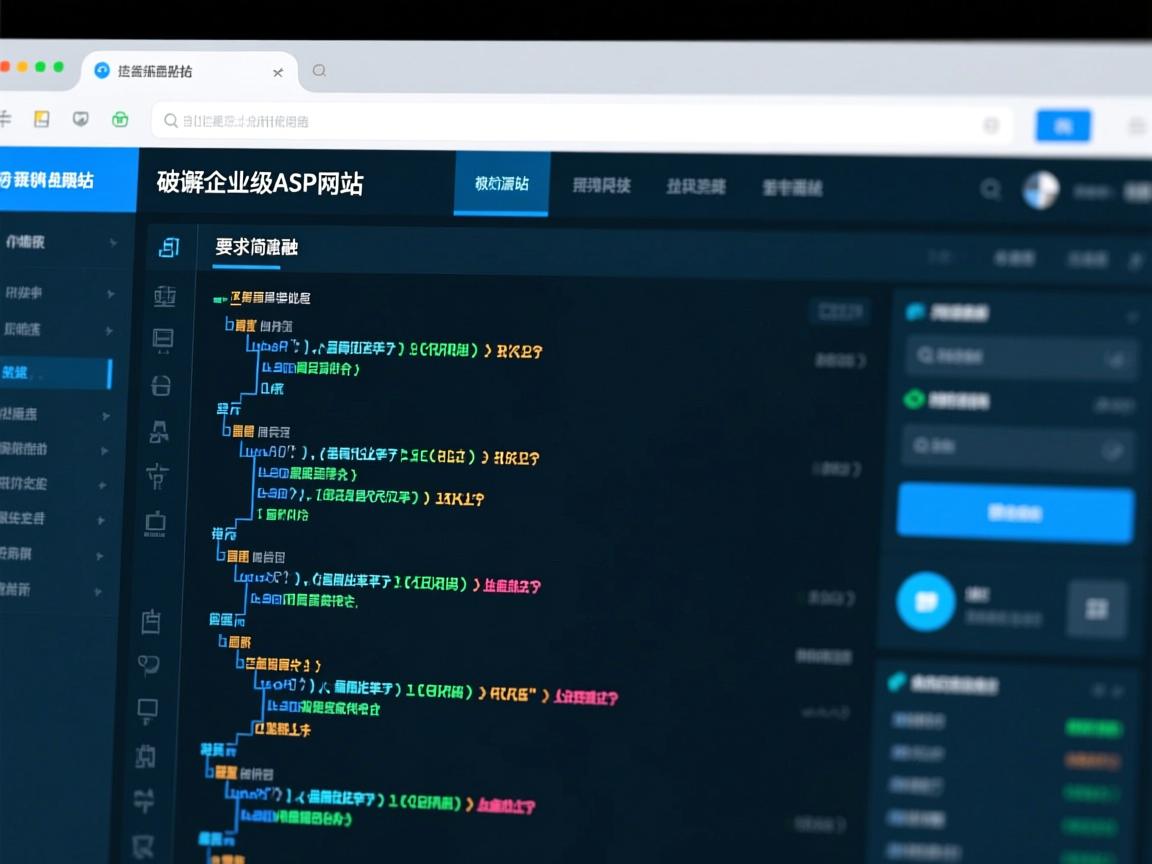 破译企业级ASP网站极简源码,3行代码引发的效率革命