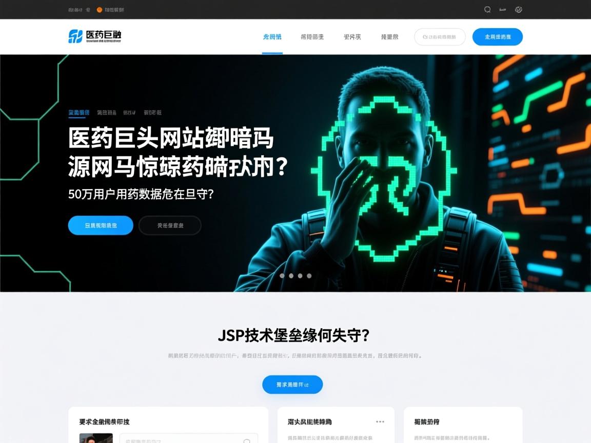 医药巨头网站源码惊现暗网!50万用户用药数据危在旦夕?JSP技术堡垒缘何失守?