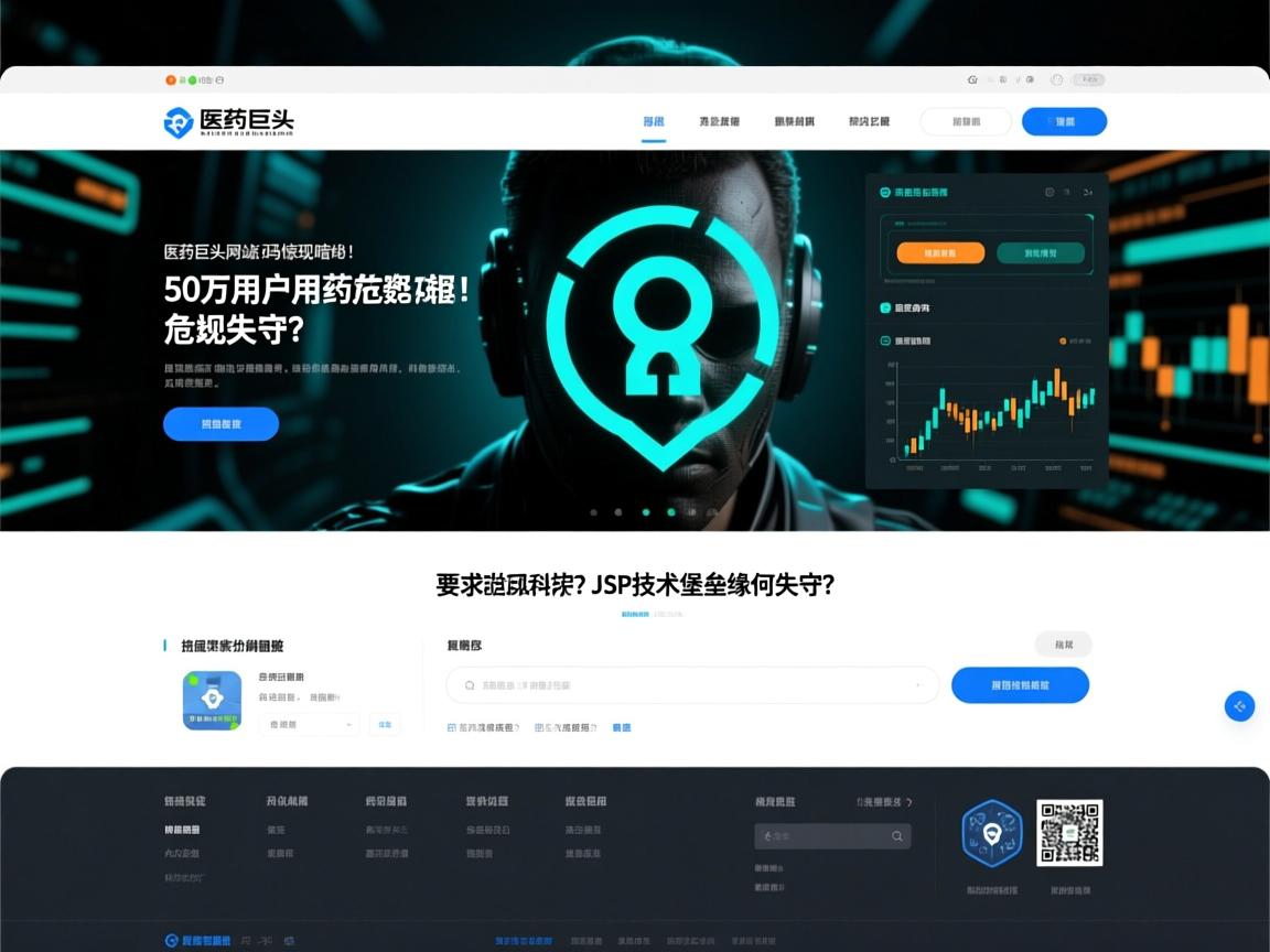 医药巨头网站源码惊现暗网!50万用户用药数据危在旦夕?JSP技术堡垒缘何失守?