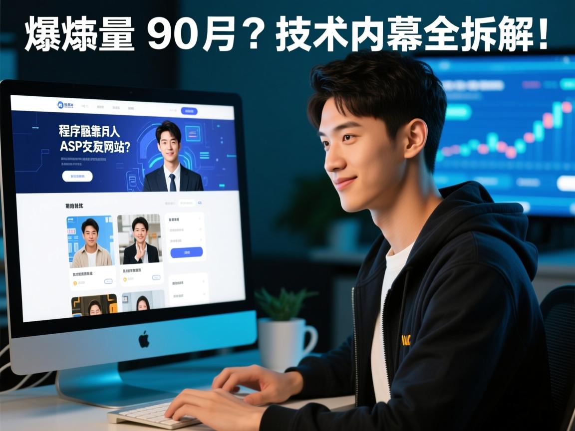 引爆流量！90后程序员靠ASP交友网站月入5万？技术内幕全拆解！
