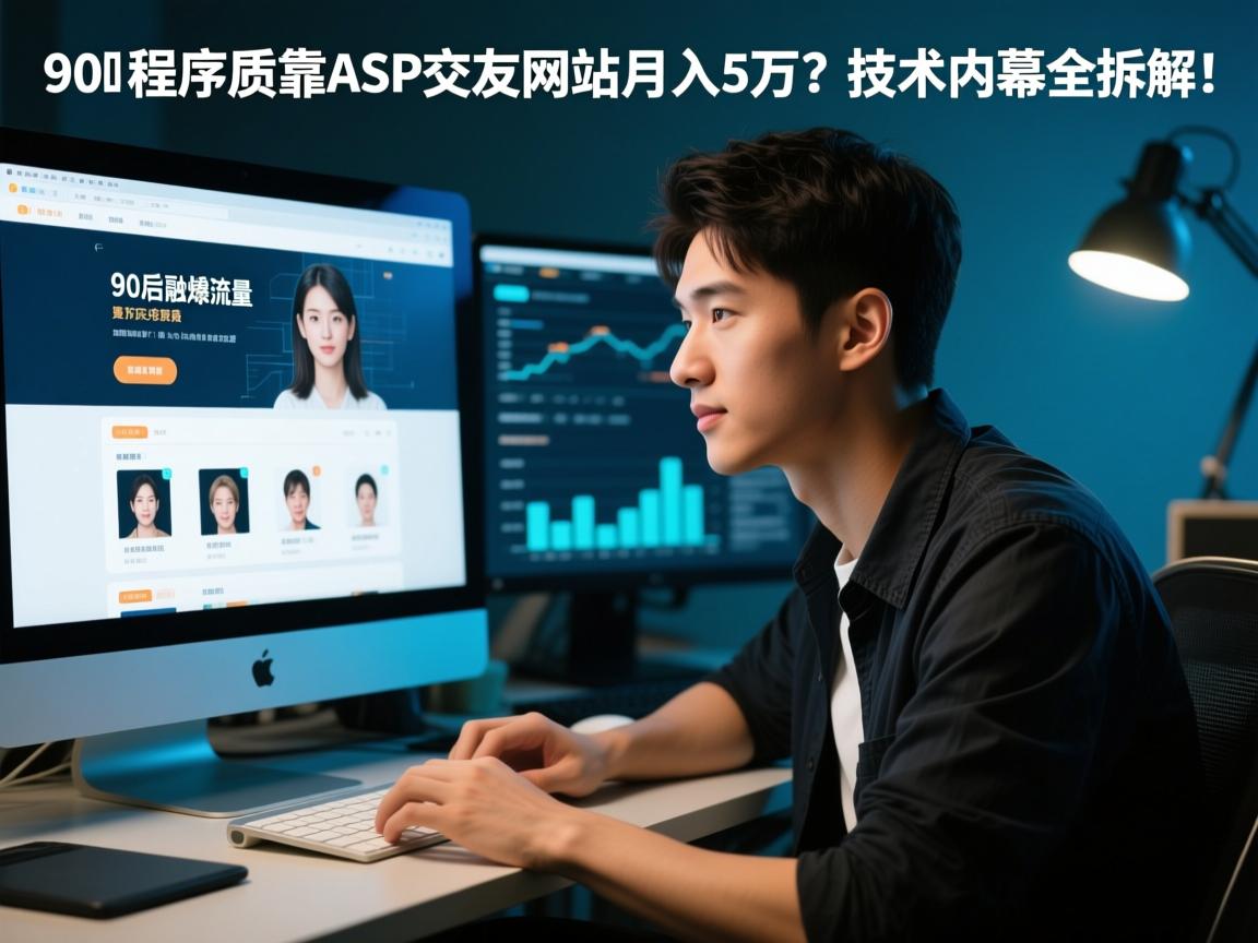 引爆流量!90后程序员靠ASP交友网站月入5万?技术内幕全拆解!
